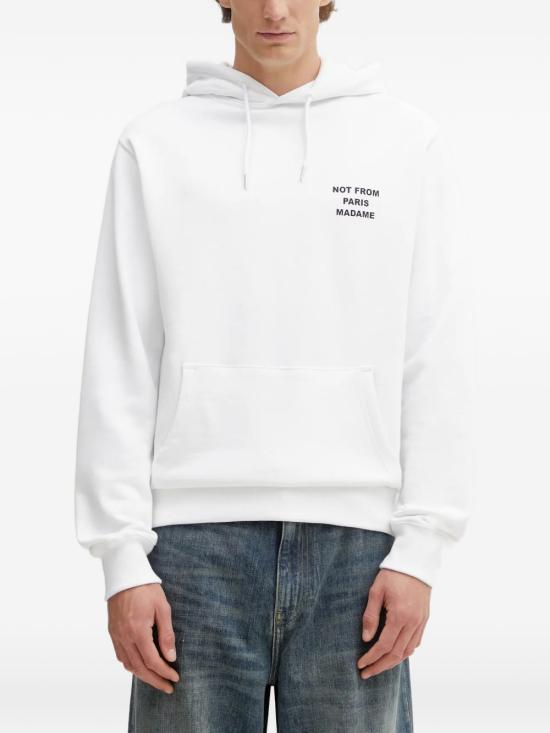 26FW 드롤드무슈 후드 티셔츠 PERMHO162CO127 WT Bianco