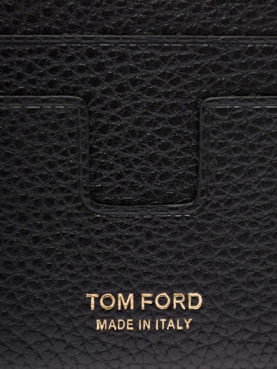 26FW 톰포드 그레인 레더 클래식 카드 홀더 Y0232 LCL158GNAA Nero - TOMFORD