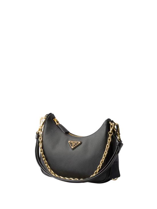 26FW 프라다 리에디션 미니 페이턴트 숄더백 1BC204 V QOM NZVF0632 NERO 1 - PRADA