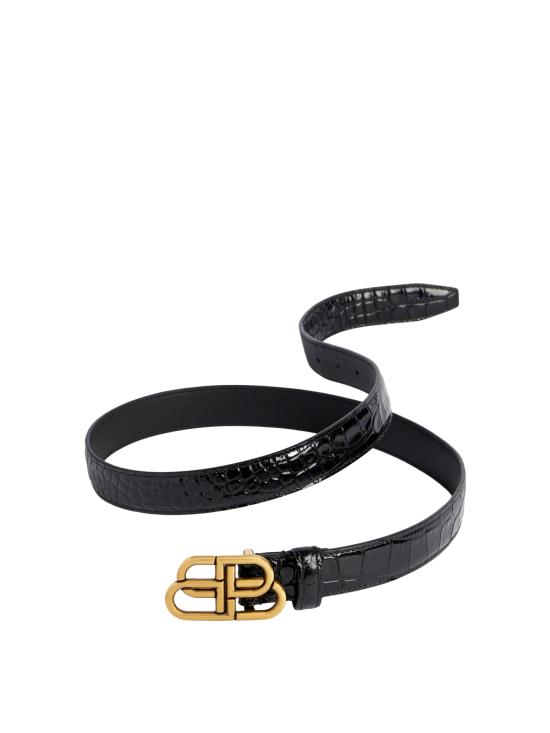 26FW 발렌시아가 레귤러 벨트 581690 1LR041000 BLACK
