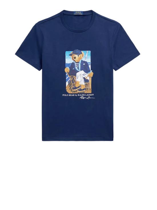 26FW 폴로 랄프로렌 반팔 티셔츠 710B21964 001 NEWPORT BEAR NAVY