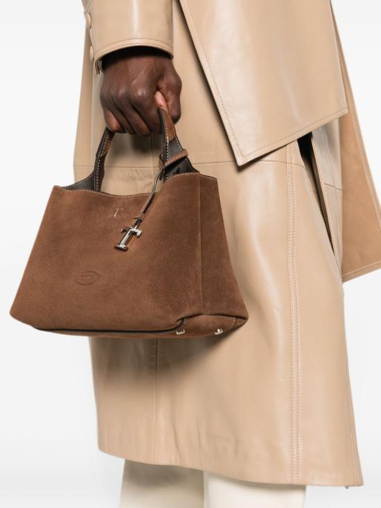 26FW 토즈 마이크로 토트백 XBWAPAEL000 XBL246F BROWN - TODS