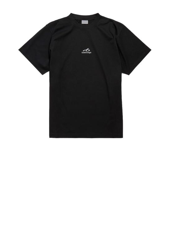 26FW 발렌시아가 반팔 티셔츠 764235 TUVO71000 BLACK