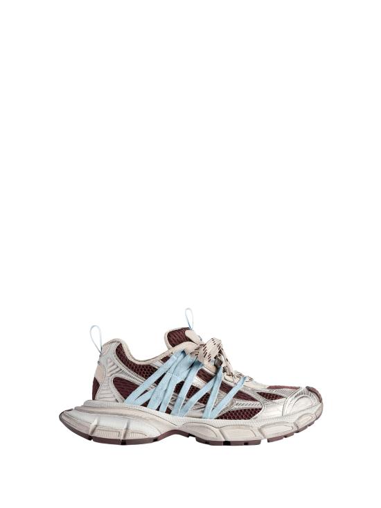 26FW 발렌시아가 3XL 인터레이스 스니커즈 863643 W3XTL2940 BROWN BEIGE BLUE