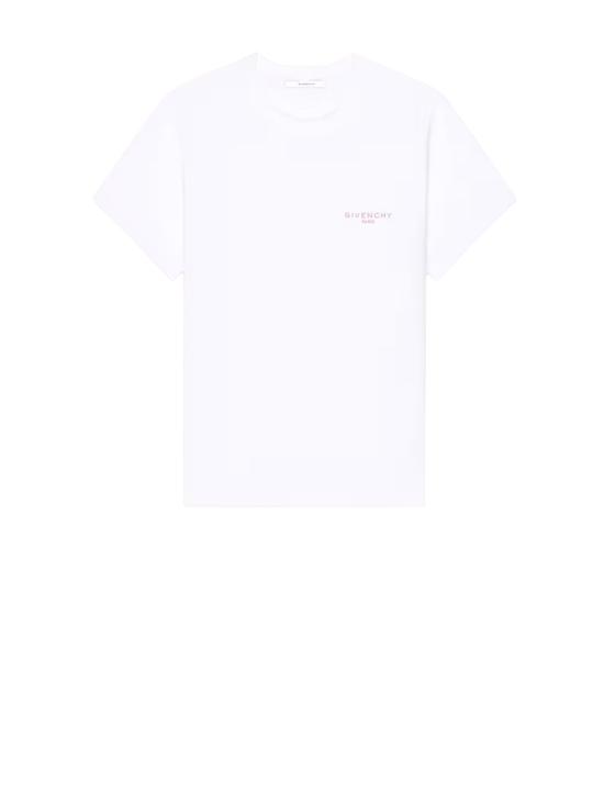 26FW 지방시 반팔 티셔츠 BW70FJ31D8 100 WHITE