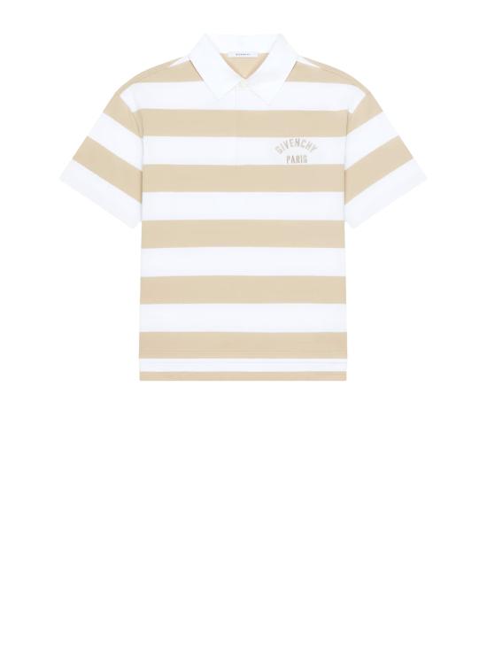 26FW 지방시 폴로 티셔츠 BML01B3YTG 118 WHITE BEIGE
