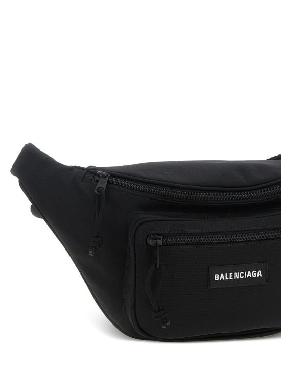 26FW 발렌시아가 익스플로러 벨트백 482389 2JMF71000 Black - BALENCIAGA