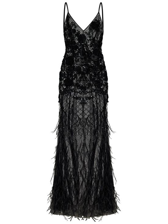  룸76 미디 원피스 FRAS24504 009 Black