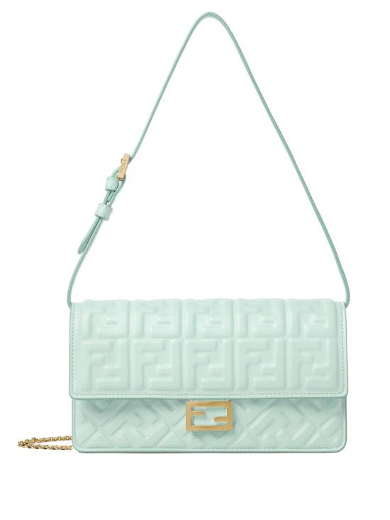 26FW 펜디 바게트 체인 지갑 8M0498 AAJD F1WLO FAIRY GREEN