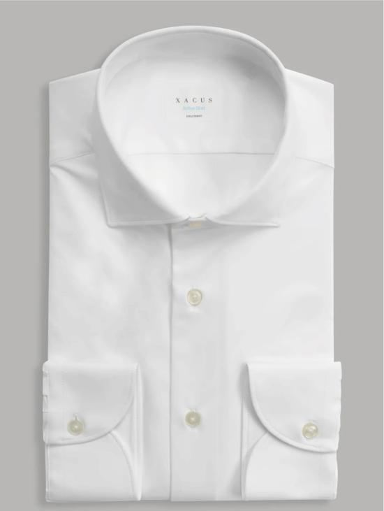 26FW 싸쿠스 긴팔 셔츠 트윌 비앙코 소재의 Camicia 액티브 - XACUS