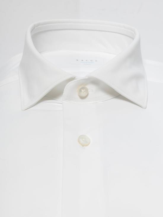 26FW 싸쿠스 긴팔 셔츠 트윌 비앙코 소재의 Camicia 액티브 - XACUS
