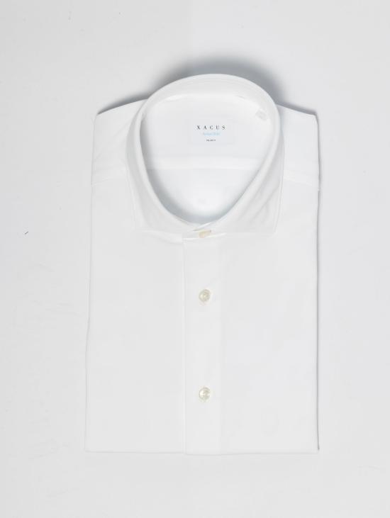 26FW 싸쿠스 긴팔 셔츠 트윌 비앙코 소재의 Camicia 액티브