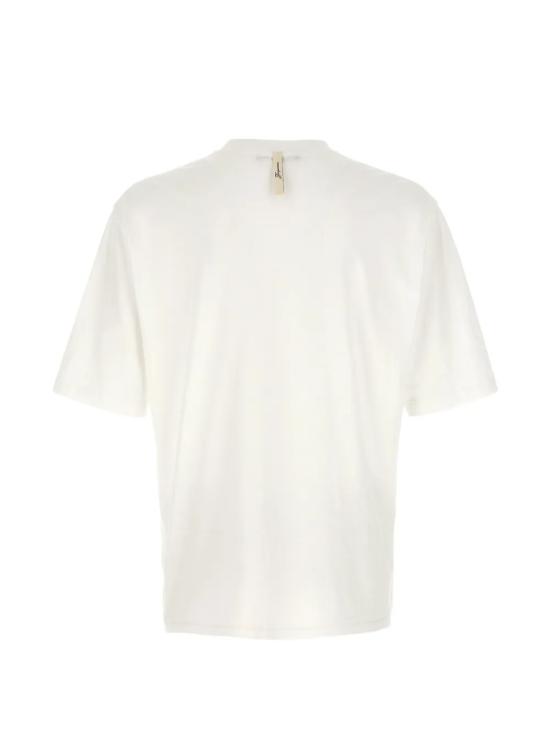 26FW 자크뮈스 로고 프린트 장식 티셔츠 TSM00639AJ00289 100 White - JACQUEMUS