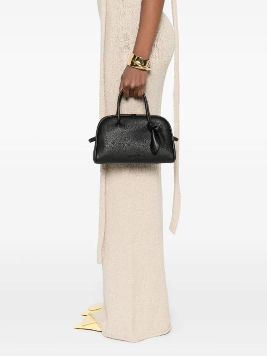 26FW 자크뮈스 TURISMO 투리스모 소프트 스몰 볼링 토트벡 BAW00416AC03A03 990 Black - JACQUEMUS