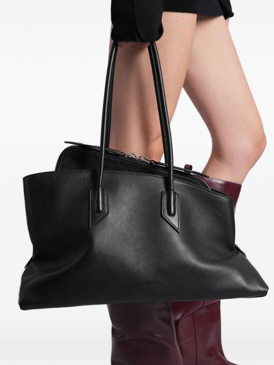 26FW 디 아티코 라 파세지아타 미디엄 탑 핸들 백 250WAH00054 LBT019AA100 NERO - THE ATTICO