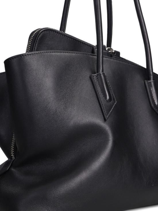 26FW 디 아티코 라 파세지아타 미디엄 탑 핸들 백 250WAH00054 LBT019AA100 NERO - THE ATTICO
