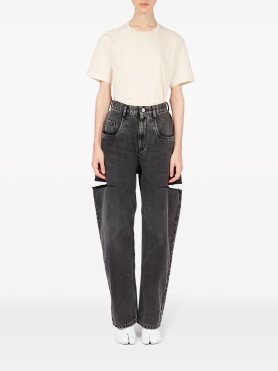 26FW 마르지엘라 컷아웃 진 S51LA0051 S30743965 Nero - MAISON MARGIELA