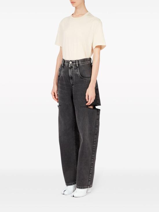 26FW 마르지엘라 컷아웃 진 S51LA0051 S30743965 Nero - MAISON MARGIELA