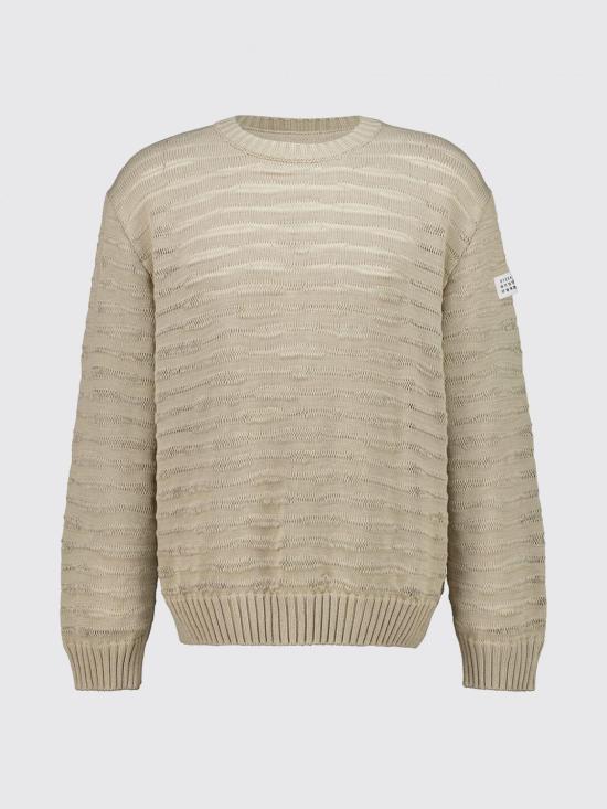 26SS MM6 메종마르지엘라 스웨터 SH0HL0036M13208 106 Beige - MM6 MAISON MARGIELA