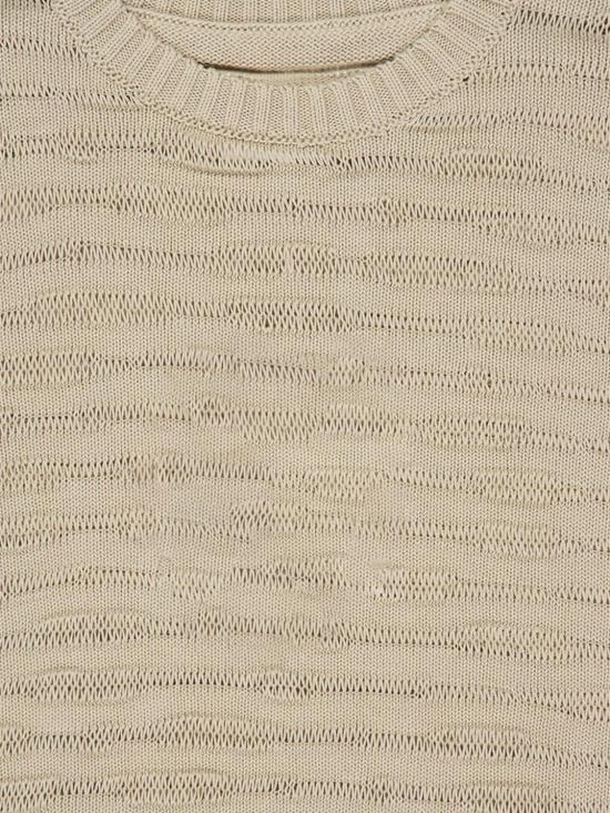 26SS MM6 메종마르지엘라 스웨터 SH0HL0036M13208 106 Beige - MM6 MAISON MARGIELA