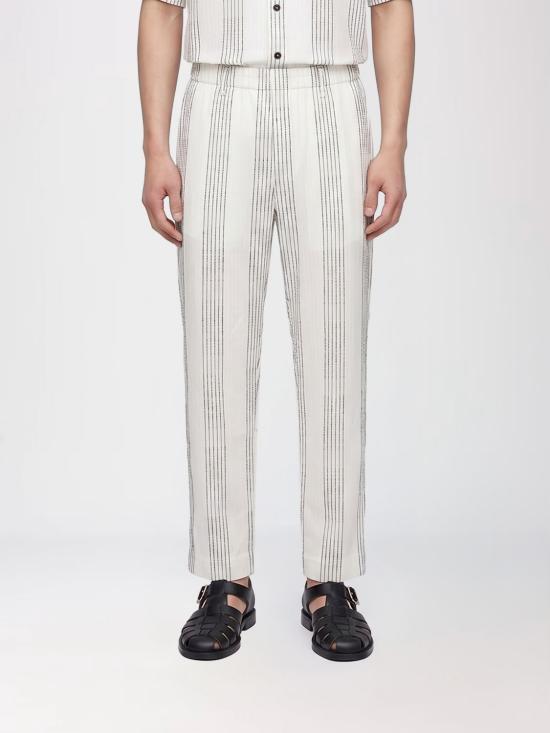 26SS Commas 팬츠 P007K 602 White