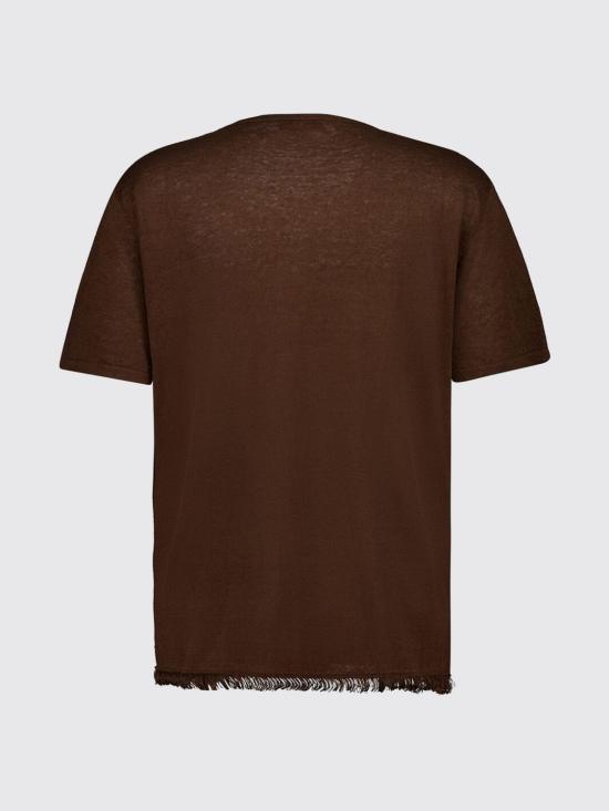 26SS 알라누이 반팔 티셔츠 LMHW002R26KNI0010 6E6E Brown - ALANUI
