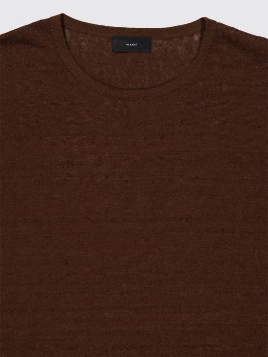 26SS 알라누이 반팔 티셔츠 LMHW002R26KNI0010 6E6E Brown - ALANUI