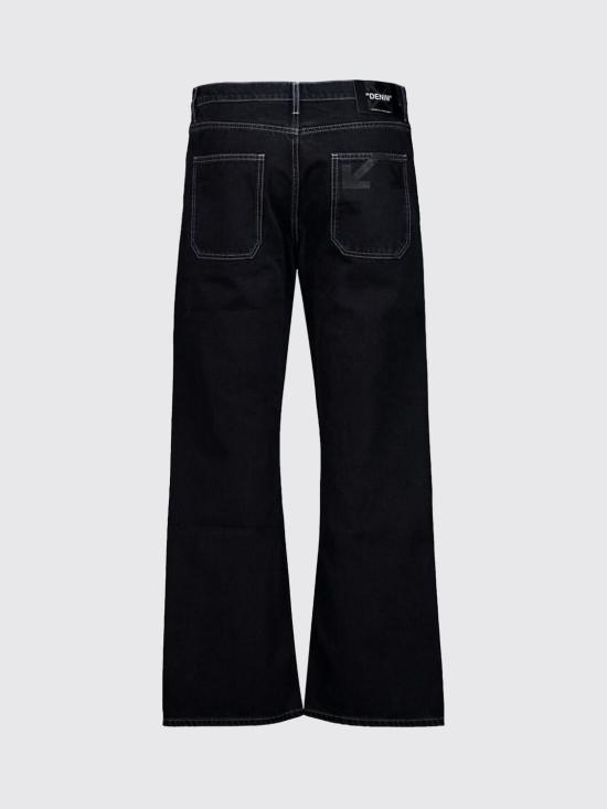 26SS 오프화이트 데님 팬츠 44XYA18JS26D001 0019 Black - OFF WHITE