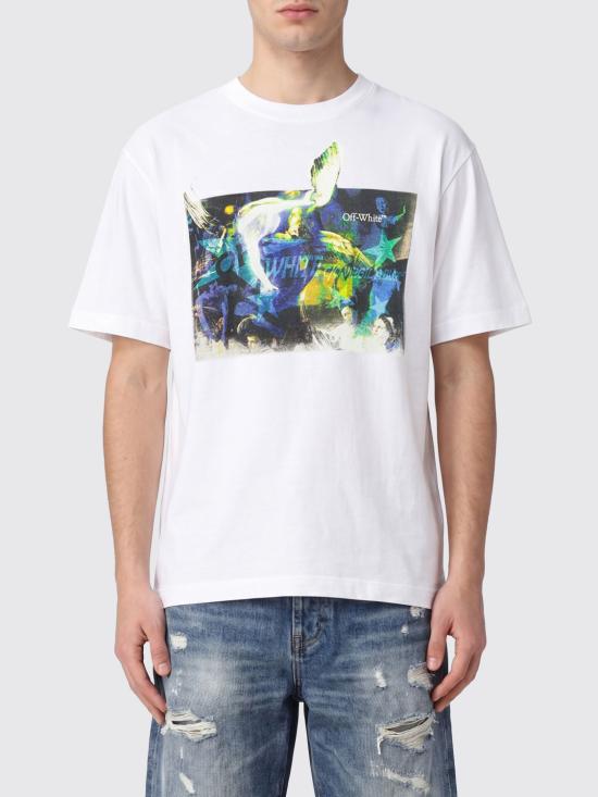 26SS 오프화이트 반팔 티셔츠 44MAA120S26J00C 1000 White