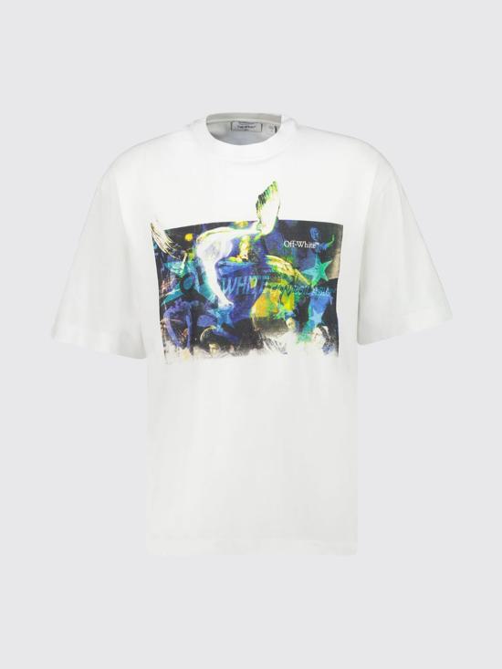 26SS 오프화이트 반팔 티셔츠 44MAA120S26J00C 1000 White - OFF WHITE