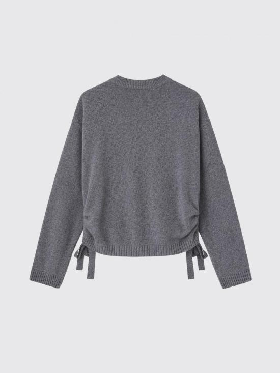 26SS 가니 울 믹스 점퍼 K2632 220 Charcoal - GANNI