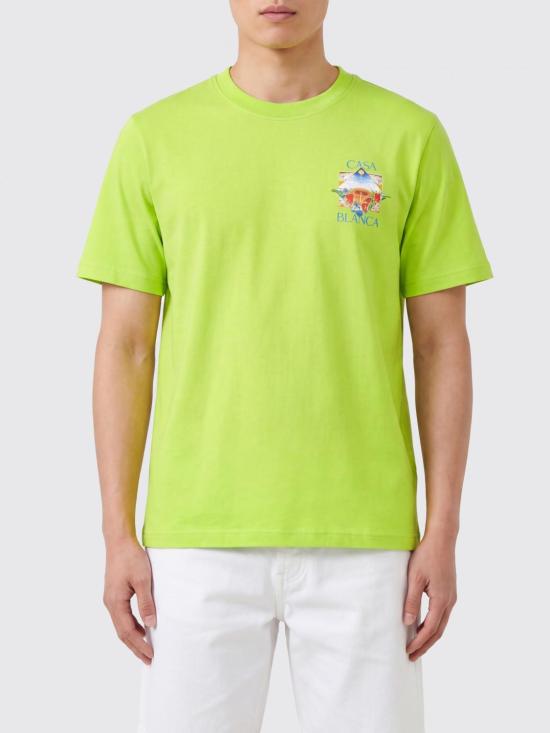 26SS 카사블랑카 반팔 티셔츠 MSS26JTS001 17 Green