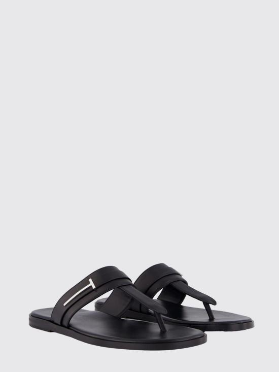 26SS 톰포드 뮬/슬리퍼 J1603LCL434S NAA Black - TOMFORD