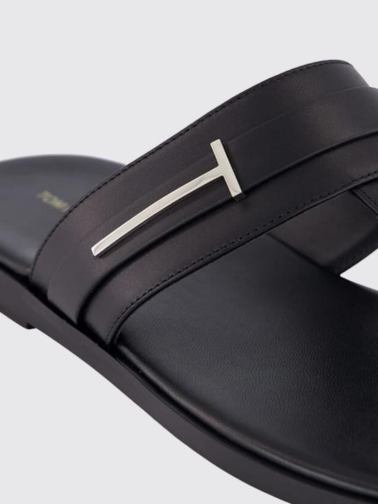 26SS 톰포드 뮬/슬리퍼 J1603LCL434S NAA Black - TOMFORD
