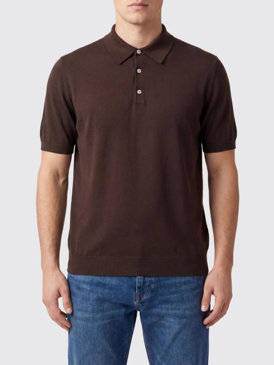 26SS 볼리올리 폴로 티셔츠 91303TSA0803 0480 Brown