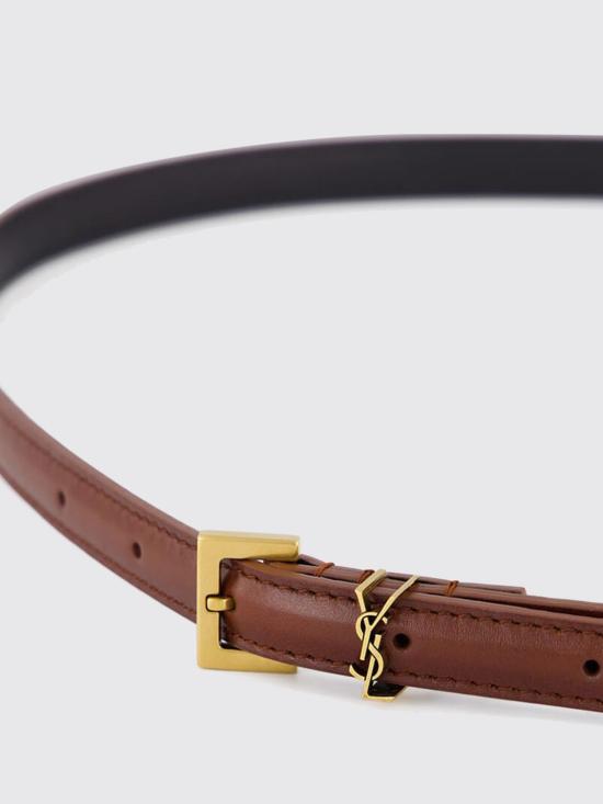 26SS 생로랑 레귤러 벨트 788426AAFOC 2955 Brown - SAINT LAURENT