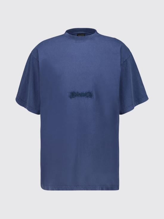 26SS 발렌시아가 반팔 티셔츠 850403TTVO8 2061 Blue - BALENCIAGA