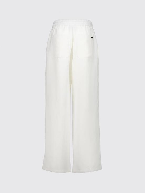 26SS 아미 블렌디드 리넨 엘라스티케이티드 웨이스트 트라우저 FTR868VI0052 VI0052 White - AMI