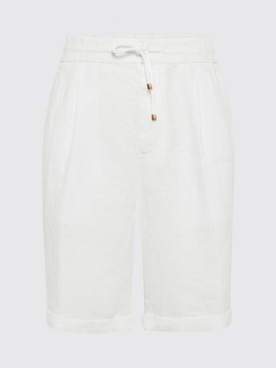 25FW 브루넬로 쿠치넬리 숏팬츠 M243DU0020 C2200 White 1