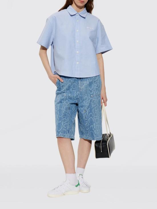 26FW 칼하트 WIP 데님 숏팬츠 I036866 3R335 Blue - CARHARTT WIP
