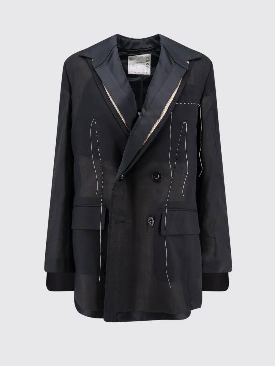 26SS 사카이 수트 자켓 2608502 001 Black - SACAI