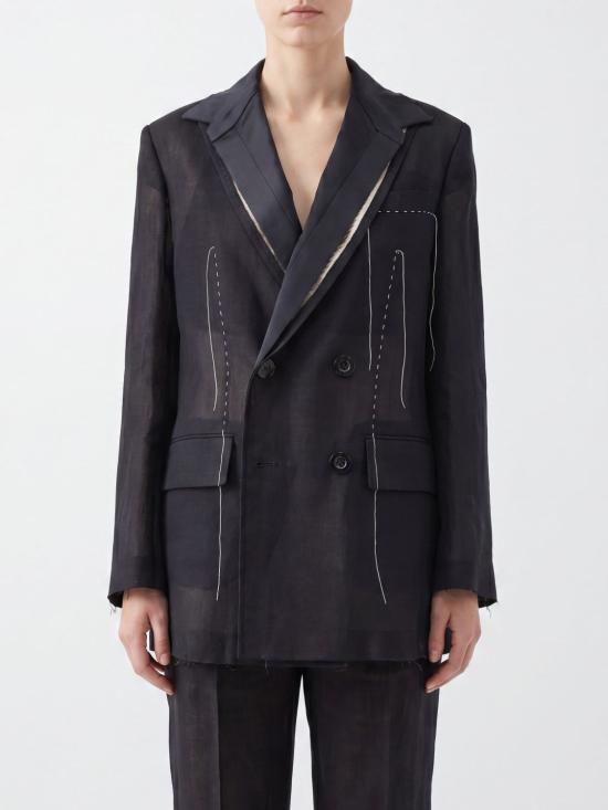 26SS 사카이 수트 자켓 2608502 001 Black