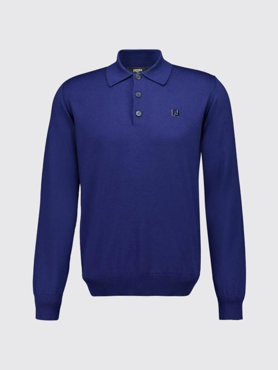 26SS 펜디 폴로 티셔츠 FZC167AU84 F0QA2 Blue - FENDI