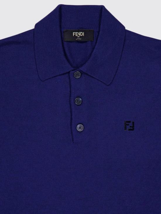 26SS 펜디 폴로 티셔츠 FZC167AU84 F0QA2 Blue - FENDI