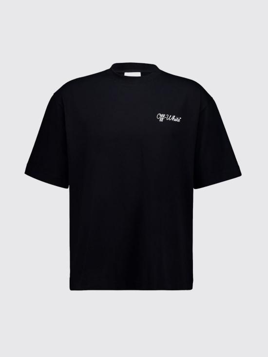 26SS 오프화이트 반팔 티셔츠 44MAA120C9J00D1001 001 Black - OFF WHITE