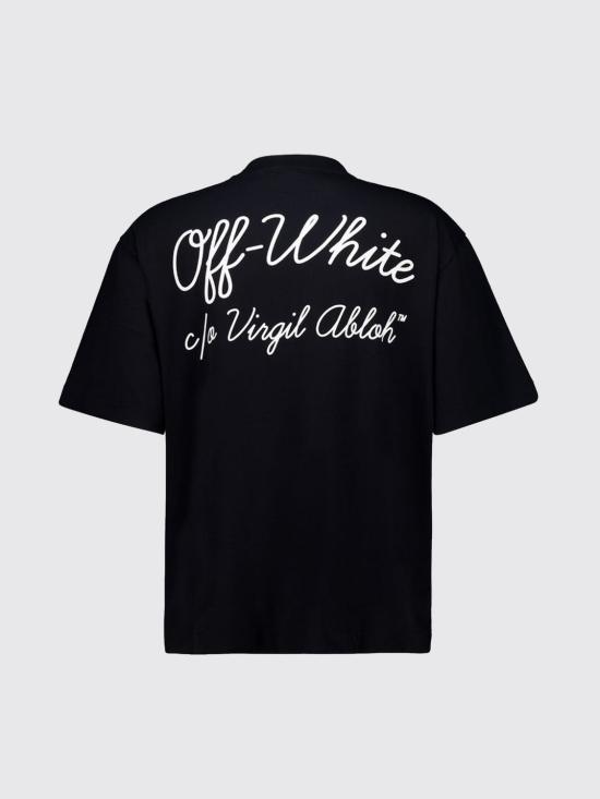 26SS 오프화이트 반팔 티셔츠 44MAA120C9J00D1001 001 Black - OFF WHITE