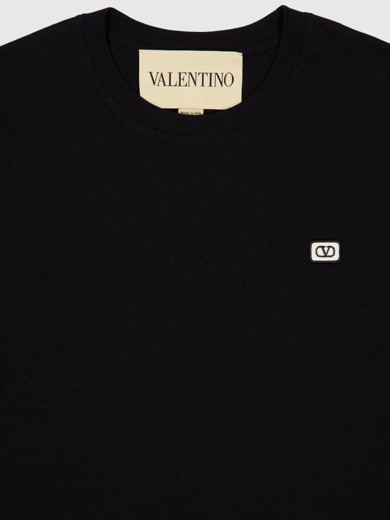 26SS 발렌티노 가라바니 반팔 티셔츠 8V3MG10VAQ8 0NO Black - VALENTINO GARAVANI
