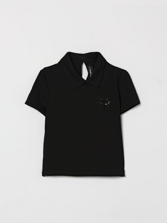26SS [키즈] 칼라거펠트 폴로 셔츠 Z31271 09B Black