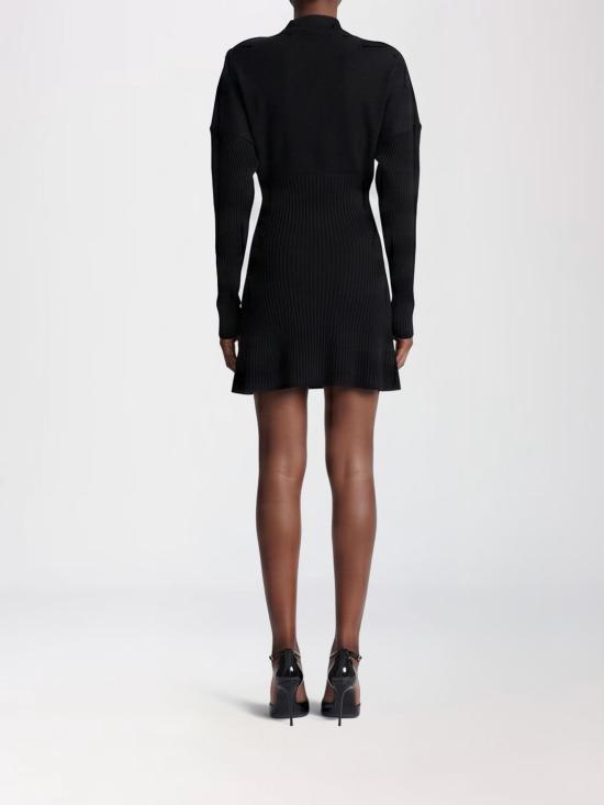 26SS 발망 숏 원피스 GF1R9417KJ44 0PA Black - BALMAIN