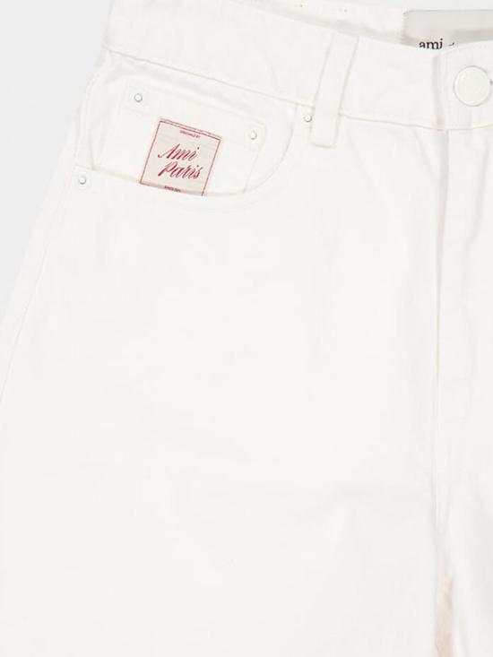26SS 아미 코튼 아미 파리 헤리티지 라벨 쇼츠 FSO839DE0122 DE0126 White - AMI